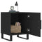 vidaXL Bedside Cabinets 2 pcs Black 40x40x50 cm Engineered Wood