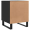 vidaXL Bedside Cabinets 2 pcs Black 40x40x50 cm Engineered Wood