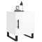 vidaXL Bedside Cabinets 2 pcs High Gloss White 40x40x50 cm Engineered Wood
