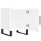 vidaXL Bedside Cabinets 2 pcs High Gloss White 40x40x50 cm Engineered Wood