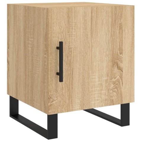 vidaXL Bedside Cabinets 2 pcs Sonoma Oak 40x40x50 cm Engineered Wood