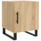 vidaXL Bedside Cabinets 2 pcs Sonoma Oak 40x40x50 cm Engineered Wood