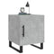 vidaXL Bedside Cabinets 2 pcs Concrete Grey 40x40x50 cm Engineered Wood