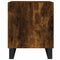 vidaXL Bedside Cabinet Smoked Oak 40x40x50 cm Engineered Wood