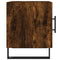 vidaXL Bedside Cabinets 2 pcs Smoked Oak 40x40x50 cm Engineered Wood