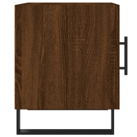 vidaXL Bedside Cabinet Brown Oak 40x40x50 cm Engineered Wood
