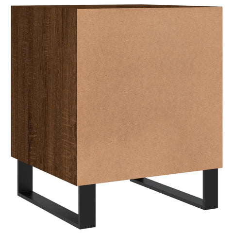 vidaXL Bedside Cabinet Brown Oak 40x40x50 cm Engineered Wood