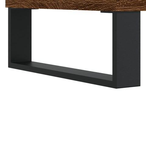 vidaXL Bedside Cabinet Brown Oak 40x40x50 cm Engineered Wood