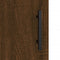 vidaXL Bedside Cabinets 2 pcs Brown Oak 40x40x50 cm Engineered Wood