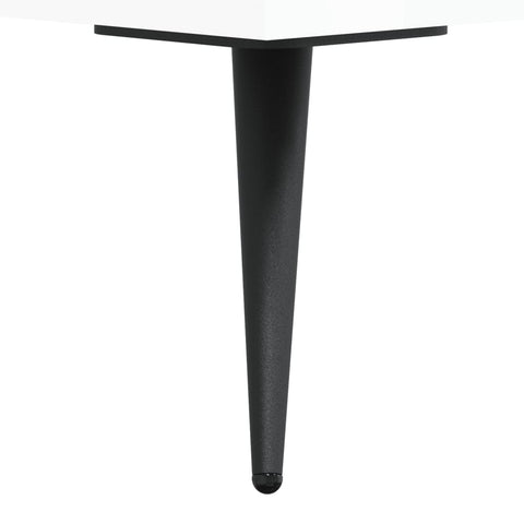 vidaXL Bedside Cabinet High Gloss White 40x40x66 cm Engineered Wood