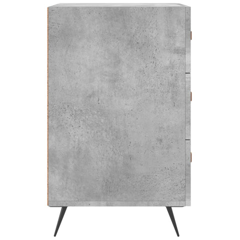 vidaXL Bedside Cabinet Concrete Grey 40x40x66 cm Engineered Wood