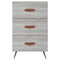 vidaXL Bedside Cabinet Grey Sonoma 40x40x66 cm Engineered Wood