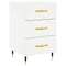 vidaXL Bedside Cabinet White 40x40x66 cm Engineered Wood