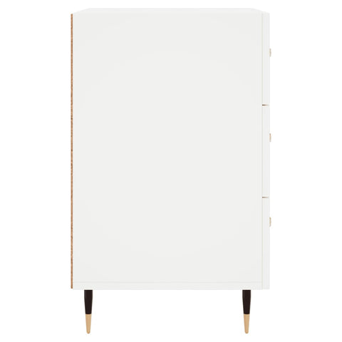 vidaXL Bedside Cabinet White 40x40x66 cm Engineered Wood