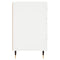 vidaXL Bedside Cabinet White 40x40x66 cm Engineered Wood