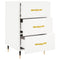 vidaXL Bedside Cabinet White 40x40x66 cm Engineered Wood