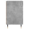 vidaXL Bedside Cabinet Concrete Grey 40x40x66 cm Engineered Wood