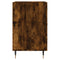 vidaXL Bedside Cabinet Smoked Oak 40x40x66 cm Engineered Wood