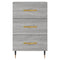 vidaXL Bedside Cabinet Grey Sonoma 40x40x66 cm Engineered Wood