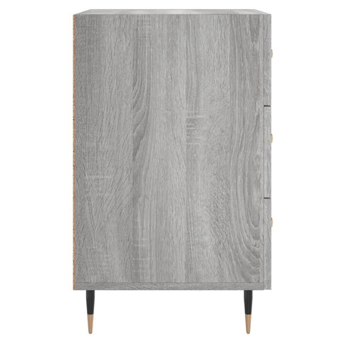 vidaXL Bedside Cabinet Grey Sonoma 40x40x66 cm Engineered Wood