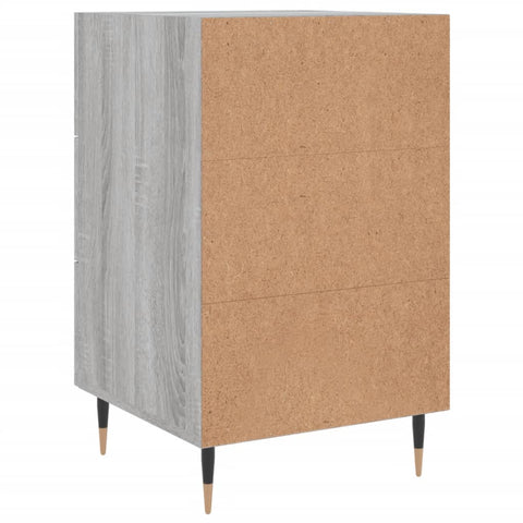 vidaXL Bedside Cabinet Grey Sonoma 40x40x66 cm Engineered Wood
