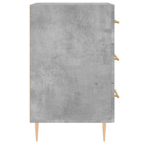 vidaXL Bedside Cabinet Concrete Grey 40x40x66 cm Engineered Wood