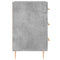 vidaXL Bedside Cabinet Concrete Grey 40x40x66 cm Engineered Wood