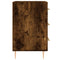 vidaXL Bedside Cabinet Smoked Oak 40x40x66 cm Engineered Wood