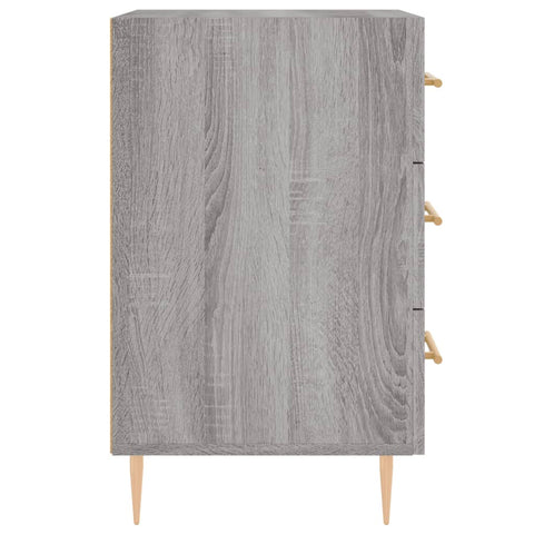vidaXL Bedside Cabinet Grey Sonoma 40x40x66 cm Engineered Wood