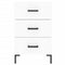 vidaXL Bedside Cabinet White 40x40x66 cm Engineered Wood