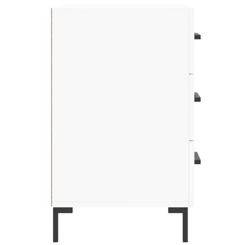 vidaXL Bedside Cabinet White 40x40x66 cm Engineered Wood