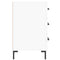 vidaXL Bedside Cabinet White 40x40x66 cm Engineered Wood