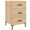 vidaXL Bedside Cabinet Sonoma Oak 40x40x66 cm Engineered Wood