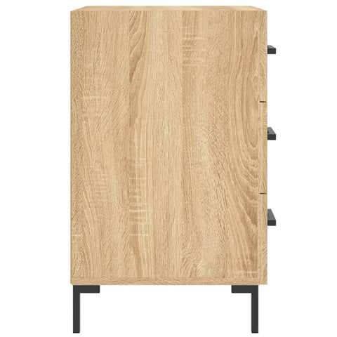 vidaXL Bedside Cabinet Sonoma Oak 40x40x66 cm Engineered Wood