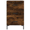 vidaXL Bedside Cabinet Smoked Oak 40x40x66 cm Engineered Wood