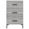 vidaXL Bedside Cabinet Grey Sonoma 40x40x66 cm Engineered Wood