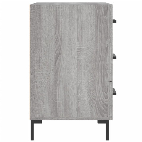 vidaXL Bedside Cabinet Grey Sonoma 40x40x66 cm Engineered Wood