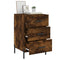 vidaXL Bedside Cabinet Smoked Oak 40x40x66 cm Engineered Wood