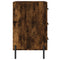 vidaXL Bedside Cabinet Smoked Oak 40x40x66 cm Engineered Wood