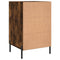 vidaXL Bedside Cabinet Smoked Oak 40x40x66 cm Engineered Wood