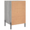 vidaXL Bedside Cabinet Grey Sonoma 40x40x66 cm Engineered Wood