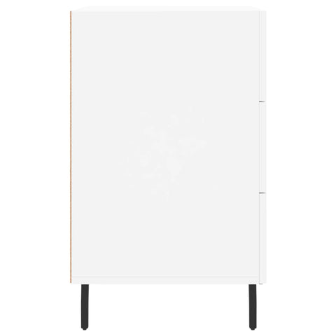 vidaXL Bedside Cabinet White 40x40x66 cm Engineered Wood