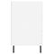 vidaXL Bedside Cabinet White 40x40x66 cm Engineered Wood
