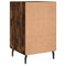 vidaXL Bedside Cabinet Smoked Oak 40x40x66 cm Engineered Wood