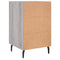 vidaXL Bedside Cabinet Grey Sonoma 40x40x66 cm Engineered Wood