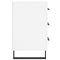 vidaXL Bedside Cabinet White 40x40x66 cm Engineered Wood