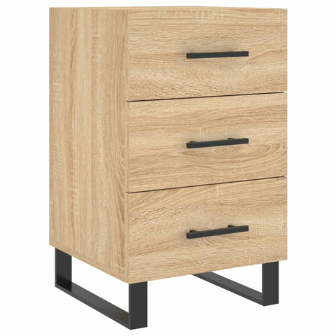 vidaXL Bedside Cabinet Sonoma Oak 40x40x66 cm Engineered Wood