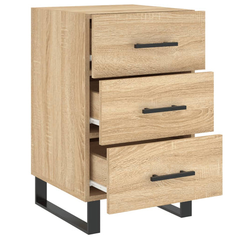 vidaXL Bedside Cabinet Sonoma Oak 40x40x66 cm Engineered Wood