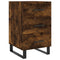 vidaXL Bedside Cabinet Smoked Oak 40x40x66 cm Engineered Wood