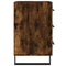 vidaXL Bedside Cabinet Smoked Oak 40x40x66 cm Engineered Wood